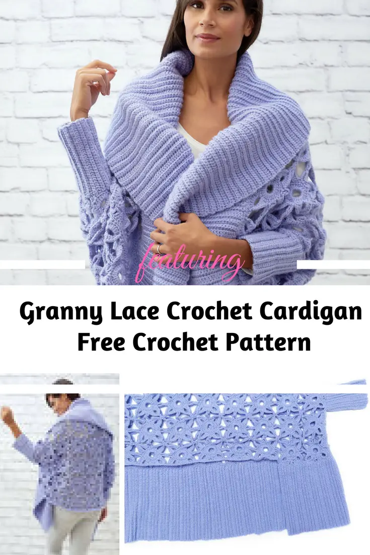 Gorgeous Lacy Crochet Cardigan Pattern