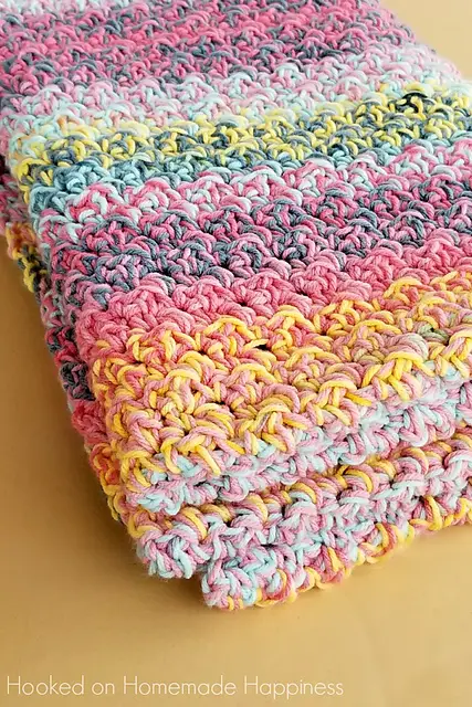 Single and Double Crochet Blanket