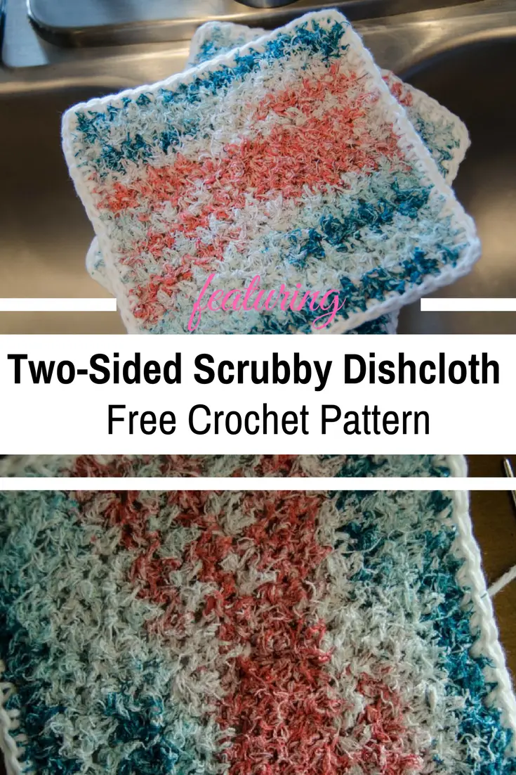 Brilliant Two-Sided Scrubby Dishcloth Crochet Pattern To Make & Sell At A Craft Fair