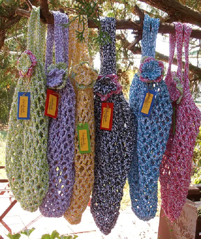 Crochet Grocery Bag Free Pattern