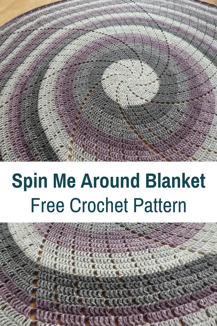Super Quick Circular Blanket Crochet Pattern