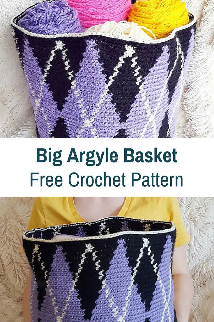Decorative Large Crochet Basket Pattern You'll Love