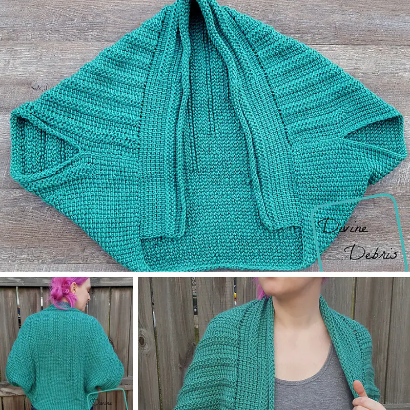 This Tunisian Crochet Shrug Pattern Is Super-Fun And So Relaxing!