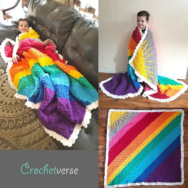 Rainbow Weighted Blanket Filled With Sunshine