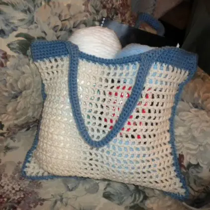 Mesh Market Crochet Bag - Free Pattern And Video Tutorial