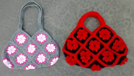 Granny Square Crochet Bag - Free Pattern And Video Tutorial