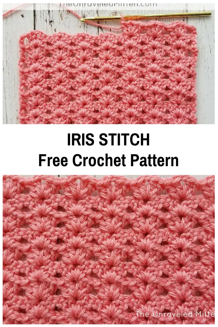 Iris Stitch Free Crochet Pattern