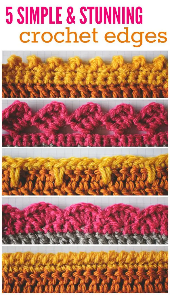 5 Simple And Stunning Crochet Edges [Free Patterns]