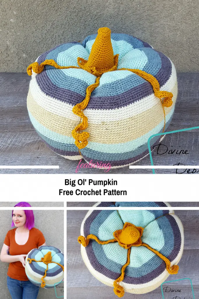 Big Ol' Pumpkin Free Crochet Pattern Is Perfect For The Fall Season
