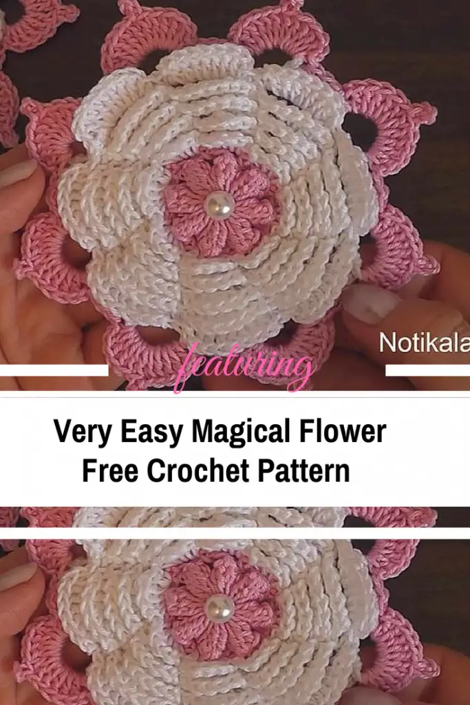 Very Easy Magical Crochet Flower [Video Tutorial]