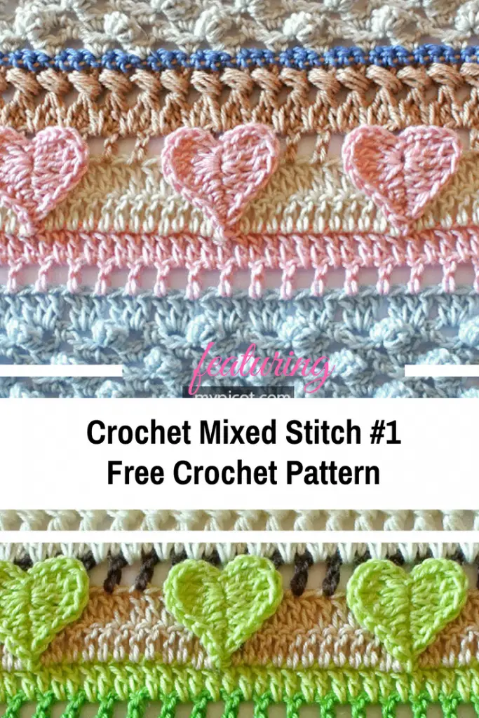 Crochet Mixed Stitch #1 Free Pattern