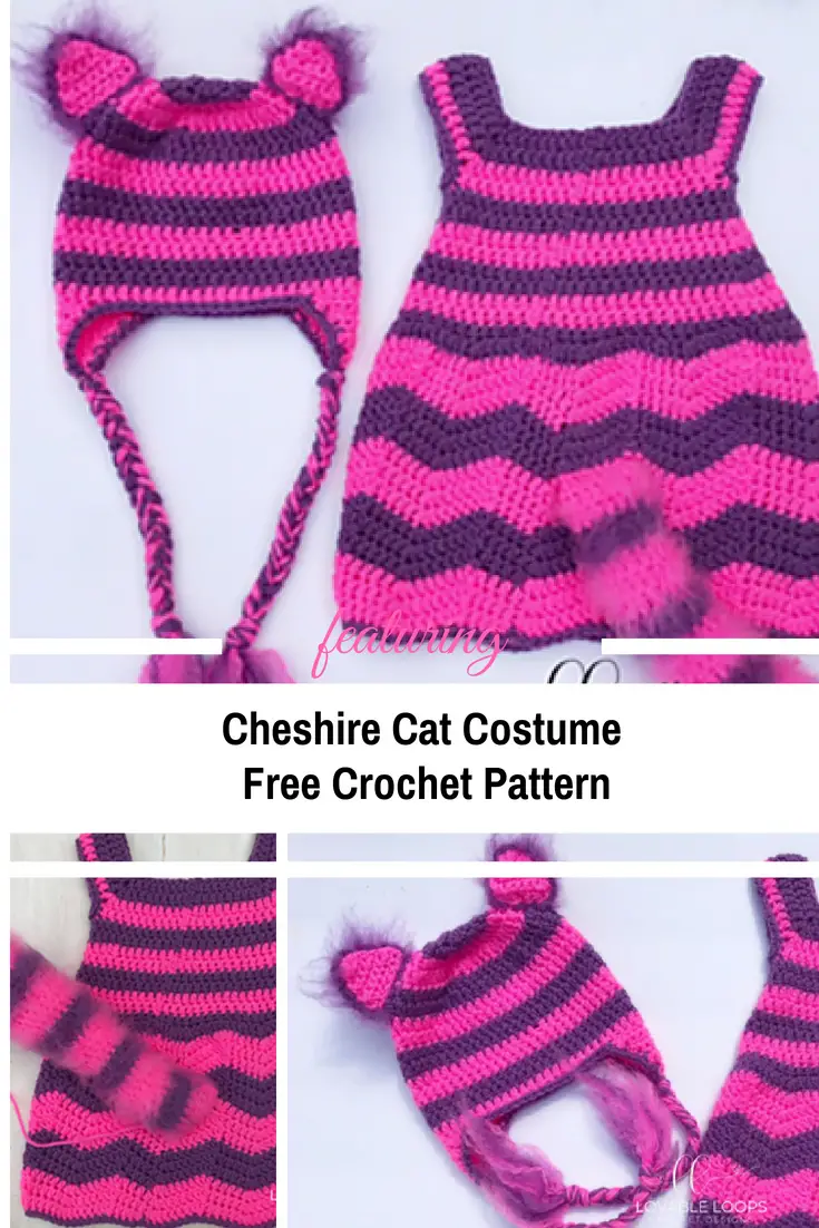 [Free Pattern] Adorable Cheshire Cat Costume For Babies