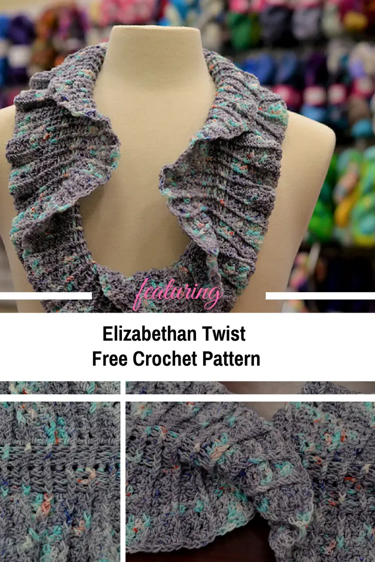 Easy Mobius Twist Scarf Crochet Pattern