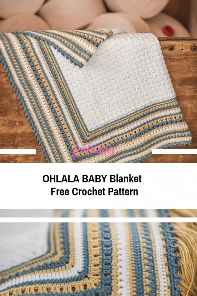 Very Soft And Lightweight Baby Blanket Crochet Pattern