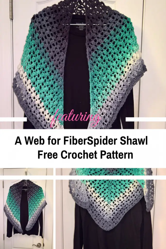 Stunning One Row Crochet Shawl With Free Pattern