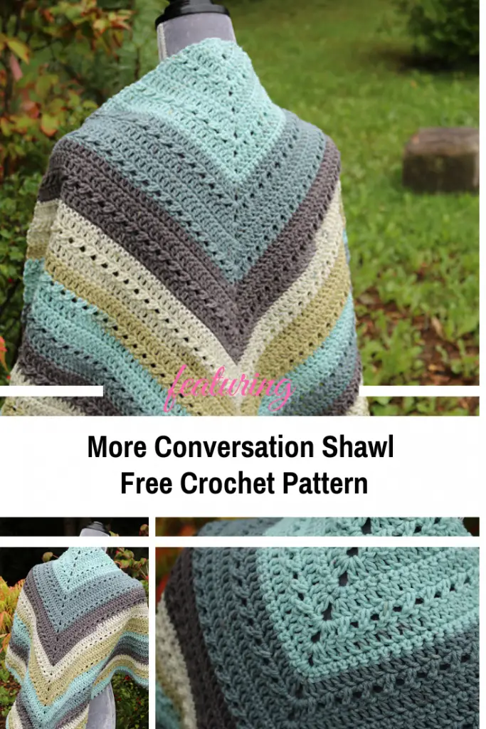 Easy Crochet Prayer Shawl With An Easy Repeat Pattern