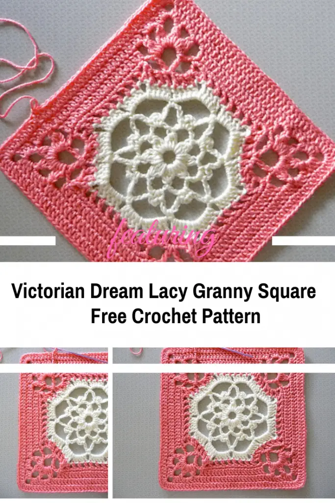 Victorian Dream Lacy Granny Square Crochet Pattern