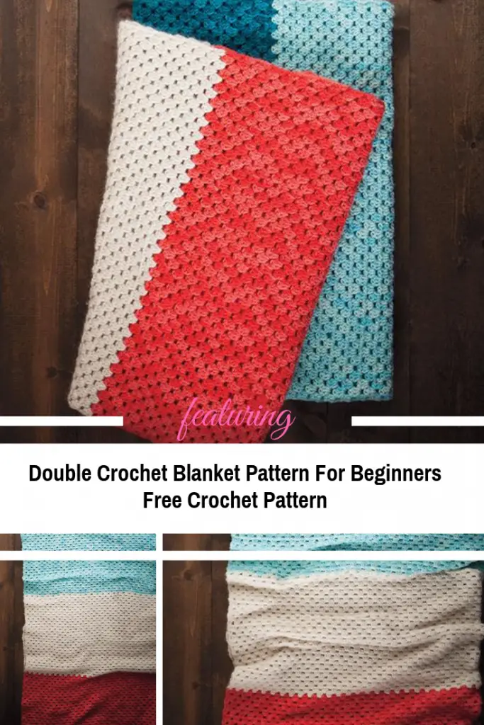 Easy All Double Crochet Blanket Pattern For Beginners