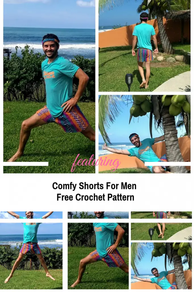 Comfy Shorts Crochet Pattern For A Special Man In Your Life [Free Pattern]