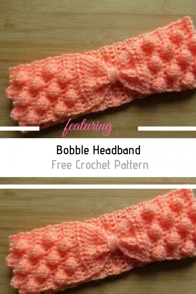 Awesome Crochet Bobble Headband You Can Make Right Now!