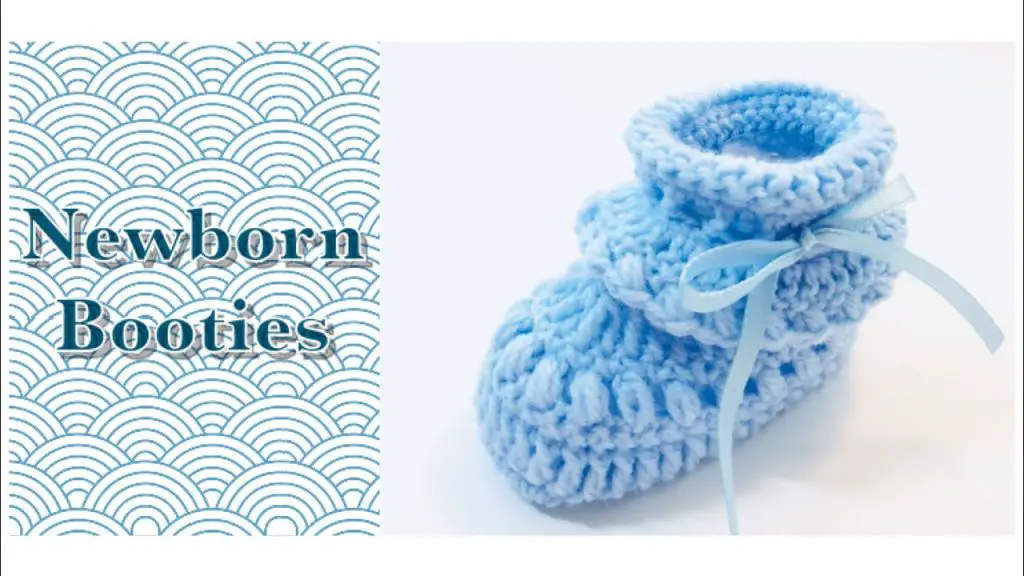 Easy Crochet Newborn Booties