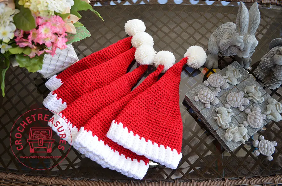 6 Awesome Crochet Christmas Hats Pattern Ideas To Kick Your Crocheted Hat Fever Into High Gear