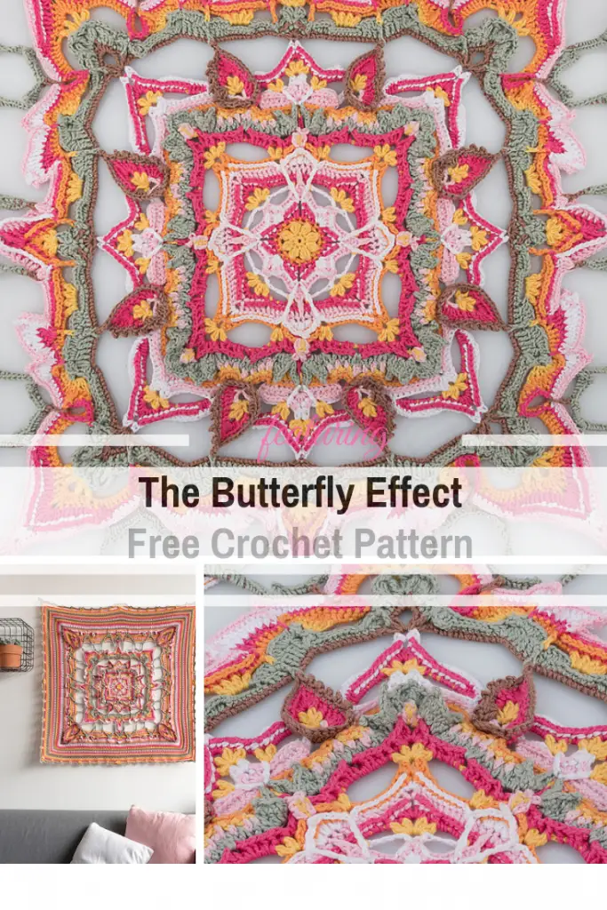 Gorgeous Squared Blanket Free Crochet Pattern