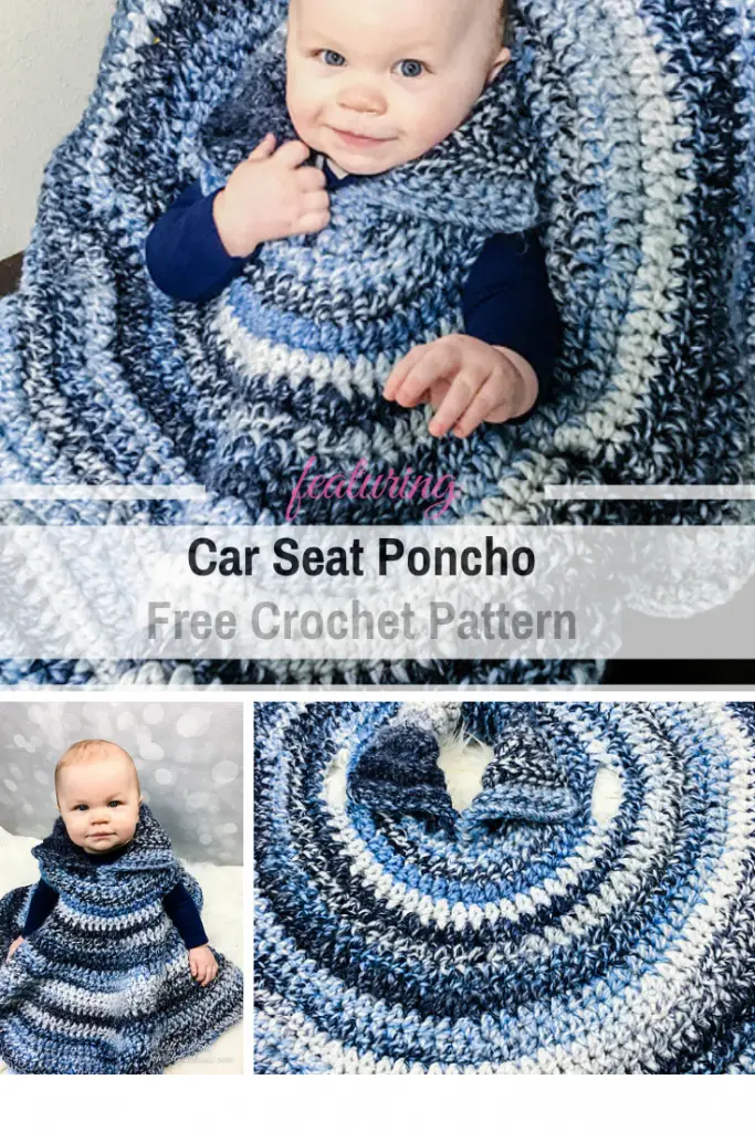 Baby Car Seat Poncho Free Crochet Pattern To Keep Your Little Angel Safe And Warm