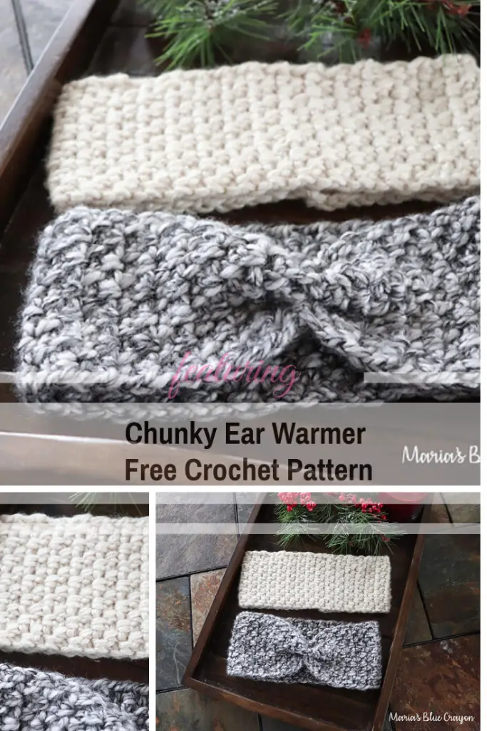 Easy Chunky Ear Warmer Free Patterns