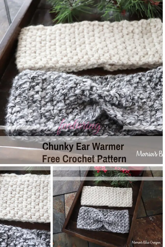 Easy Chunky Ear Warmer Free Patterns Daily Crochet