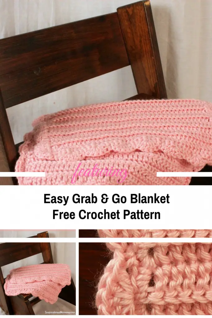 Unbelievably Easy Crochet Blanket For Little Kids On The Go