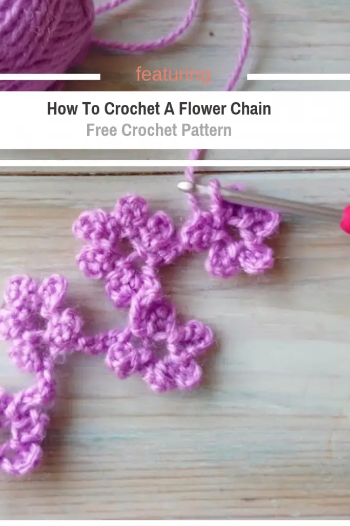 [Video Tutorial] How To Crochet A Flower Chain