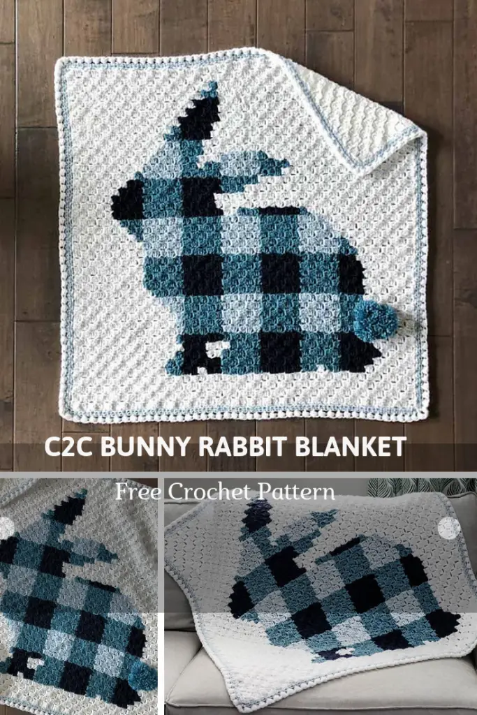 Darling Colourful Bunny Blanket Crochet Pattern