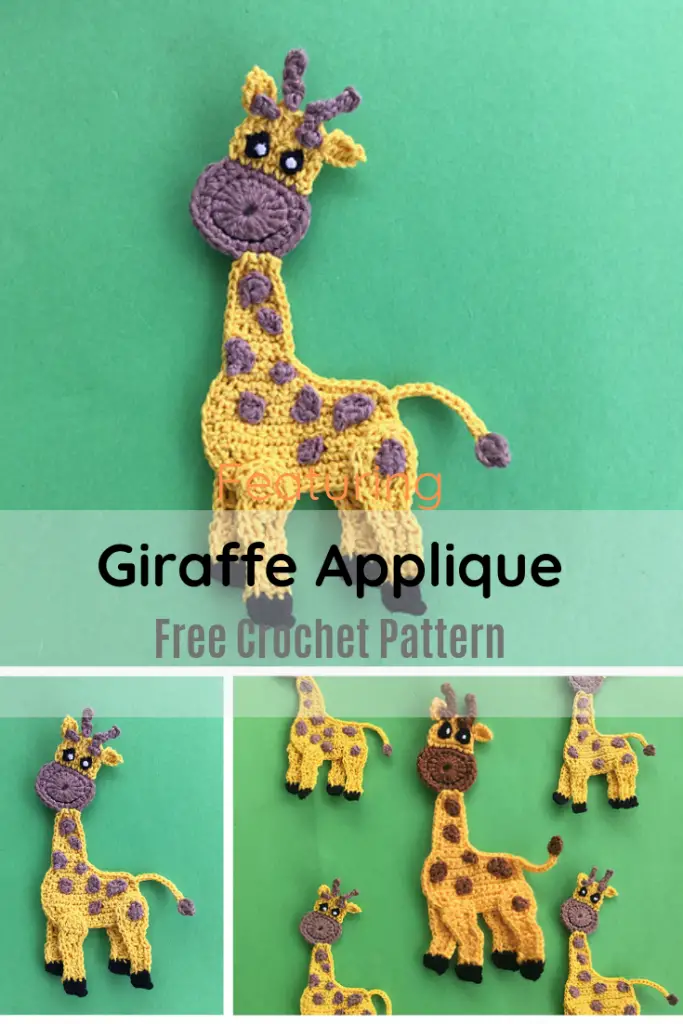 Adorable Giraffe Applique Crochet Pattern You Need In Your Life Daily Crochet