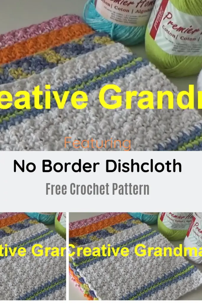 Simple Dishcloth Pattern For A Beginner Crocheter
