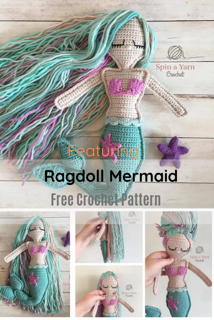 Super Fun And Easy Mermaid Crochet Doll Pattern