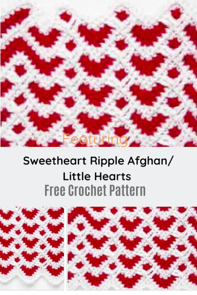 Quick Sweetheart Ripple Afghan Free Pattern