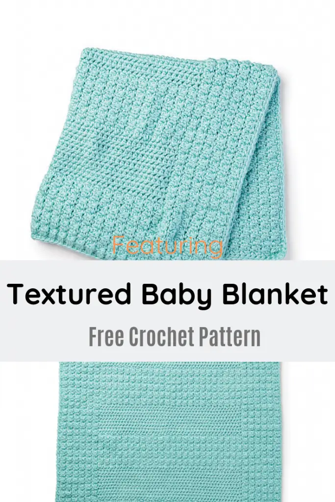 Sweet Textured Baby Blanket Crochet Pattern For A Little One
