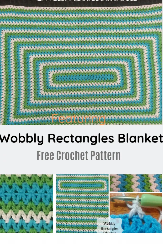 Easy And Beautiful Crochet Rectangle Blanket Worked In The Round 