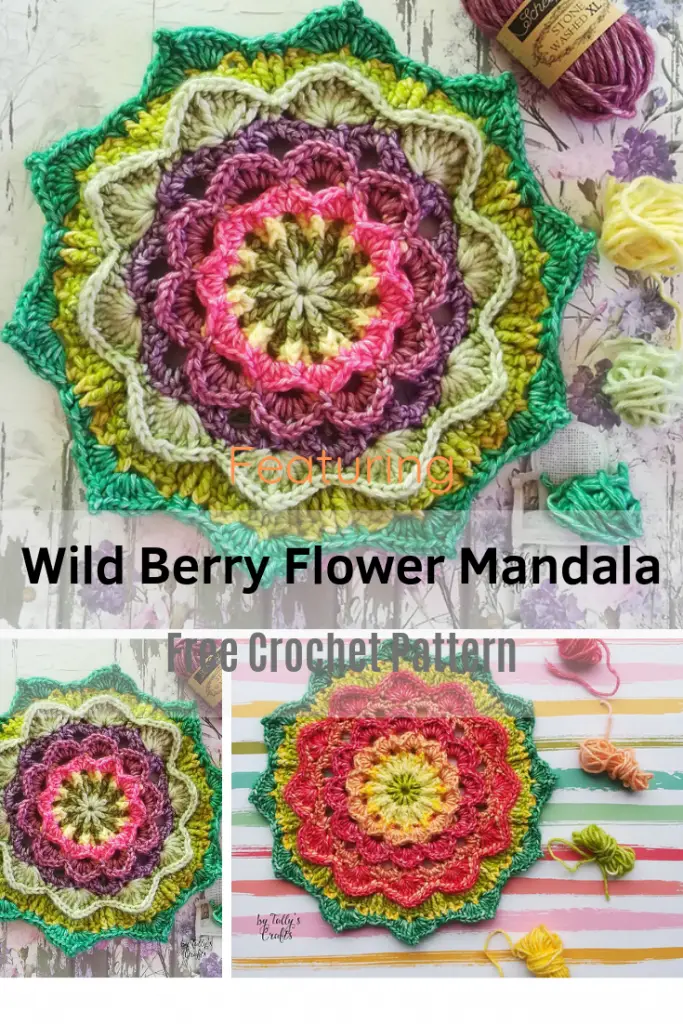 Really Beautiful Mandala Flower Crochet Pattern