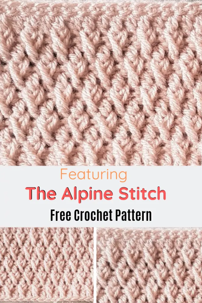Learn A New Crochet Stitch: The Crochet Alpine Stitch