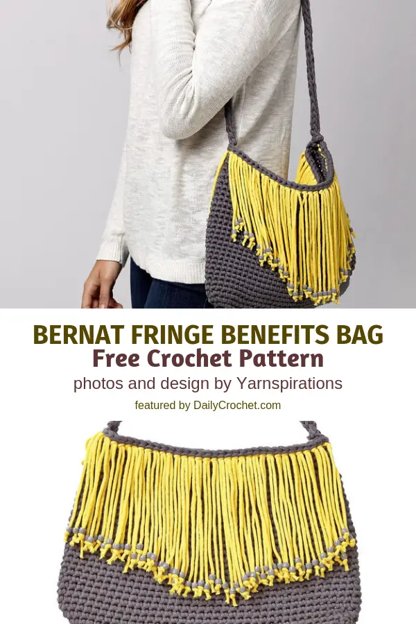 Crochet Shoulder Bag Free Pattern Perfect For Fringe Enthusiasts