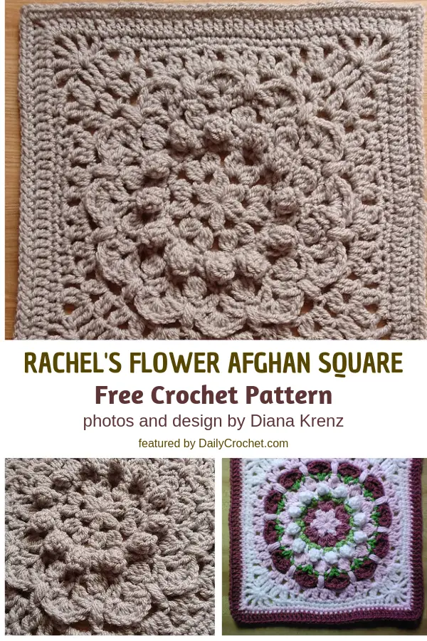 Crochet Flower Squares Free Pattern To Make Any Space Extra Special