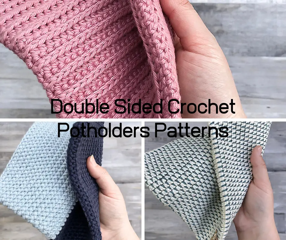 3 Double Sided Crochet Potholders Patterns You\'ll Love Daily Crochet
