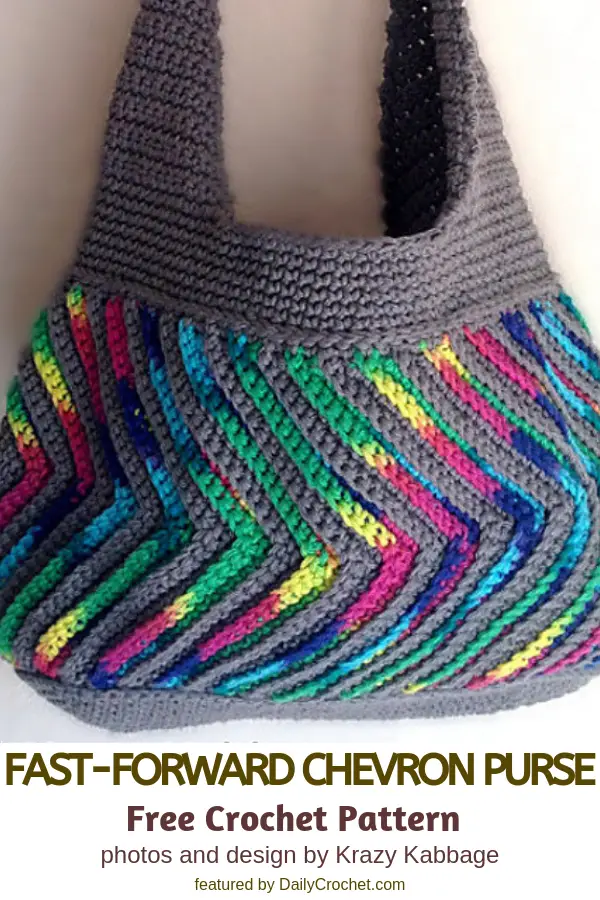The Only Chevron Bag Crochet Pattern You Will Ever Need!