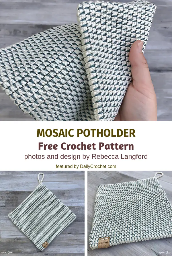 3 Double Sided Crochet Potholders Patterns You\'ll Love Daily Crochet