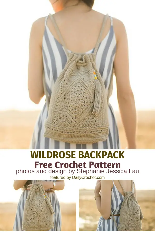 Stunning Crochet Backpack Perfect For Summer Outings