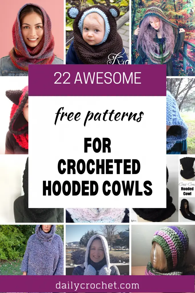 Crochet Hooded Cowl Patterns