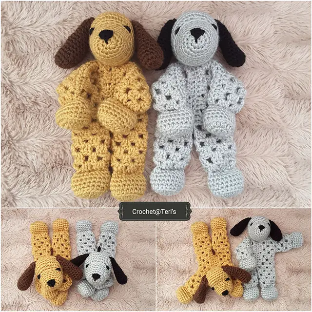 Adorable Free Crochet Puppy Lovey Pattern Will Give You Hours Of Fun