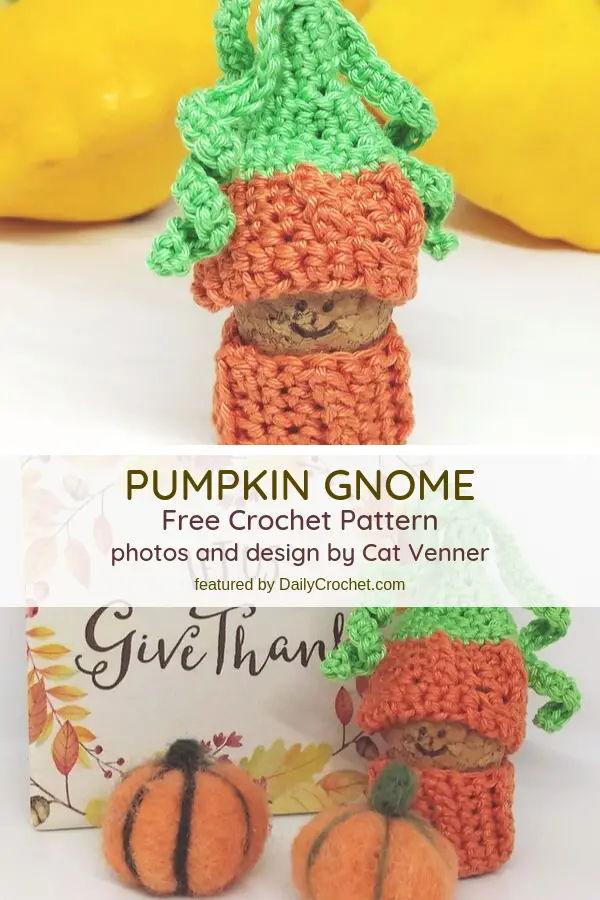 Free Amigurumi Gnome Crochet Pattern For Your Autumn Table